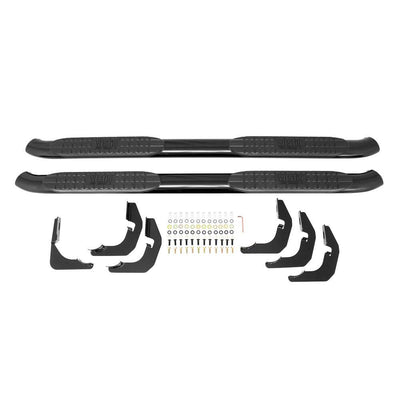 PRO TRAXX 4 Oval Nerf Step Bars <br> 2018-2025 Jeep Wrangler