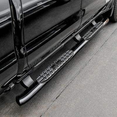 PRO TRAXX 4 Oval Nerf Step Bars <br> 19-26 Chevy GMC Silverado Sierra 1500-3500 HD