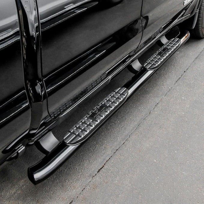 PRO TRAXX 4 Oval Nerf Step Bars <br> 19-26 Chevy GMC Silverado Sierra 1500-3500 HD