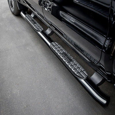 PRO TRAXX 4 Oval Nerf Step Bars <br> 19-26 Chevy GMC Silverado Sierra 1500-3500 HD