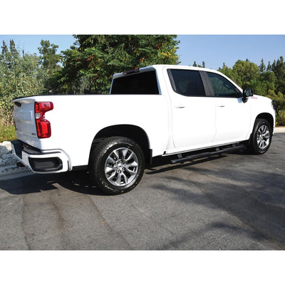 PRO TRAXX 4 Oval Nerf Step Bars <br> 19-26 Chevy Silverado GMC Sierra 1500 2500 3500
