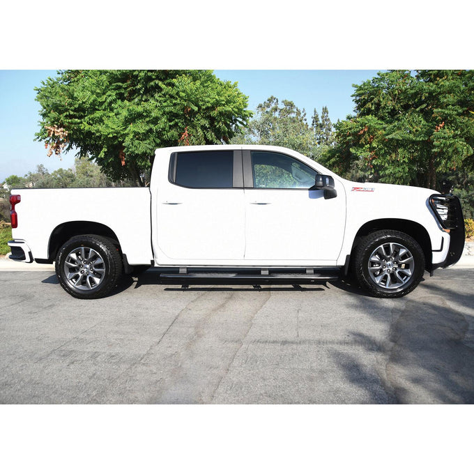 PRO TRAXX 4 Oval Nerf Step Bars <br> 19-26 Chevy Silverado GMC Sierra 1500 2500 3500