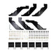 PRO TRAXX 4 Oval Nerf Step Bars <br> 2019-2026 Ford Ranger