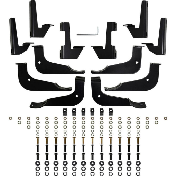 PRO TRAXX 4 Oval Nerf Step Bars <br> 2020-2025 Jeep Gladiator