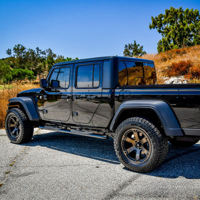 PRO TRAXX 4 Oval Nerf Step Bars <br> 2020-2025 Jeep Gladiator