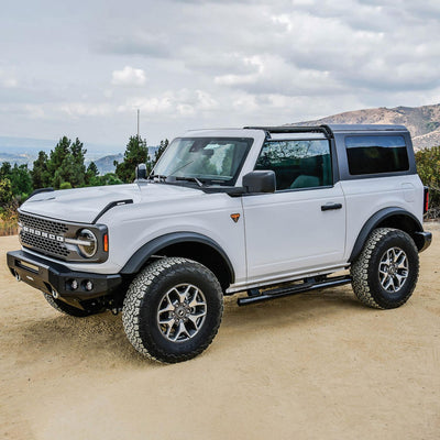 PRO TRAXX 4 Oval Nerf Step Bars <br> 2021-2025 Ford Bronco