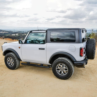 PRO TRAXX 4 Oval Nerf Step Bars <br> 2021-2025 Ford Bronco