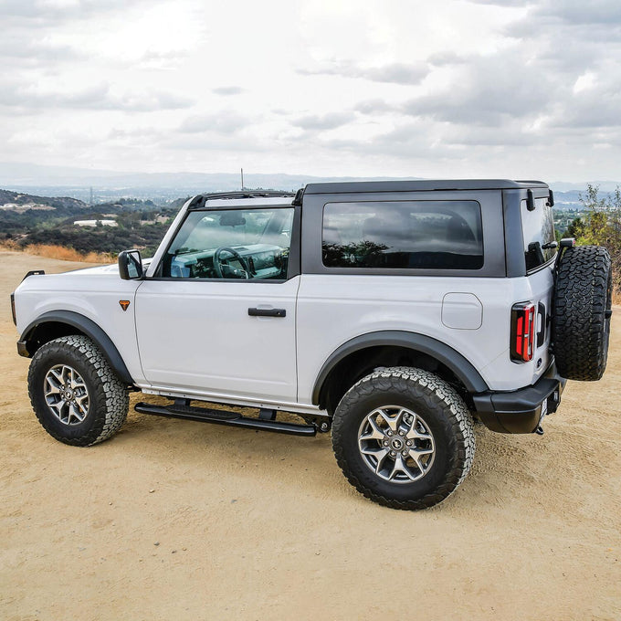 PRO TRAXX 4 Oval Nerf Step Bars <br> 2021-2025 Ford Bronco