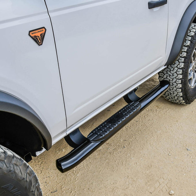PRO TRAXX 4 Oval Nerf Step Bars <br> 2021-2025 Ford Bronco