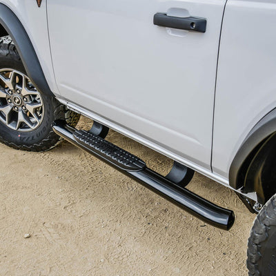 PRO TRAXX 4 Oval Nerf Step Bars <br> 2021-2025 Ford Bronco