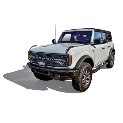 PRO TRAXX 4 Oval Nerf Step Bars <br> 2021-2025 Ford Bronco