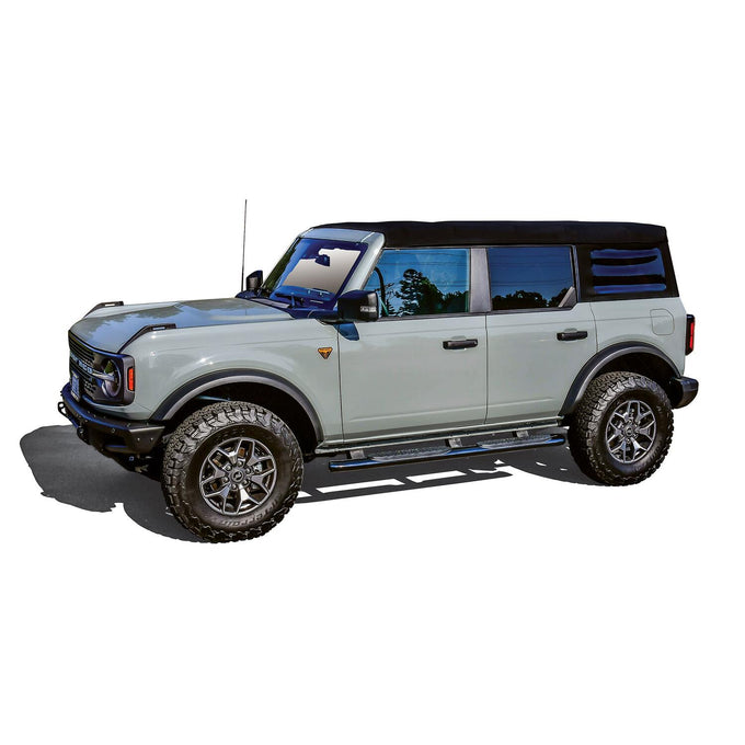 PRO TRAXX 4 Oval Nerf Step Bars <br> 2021-2025 Ford Bronco