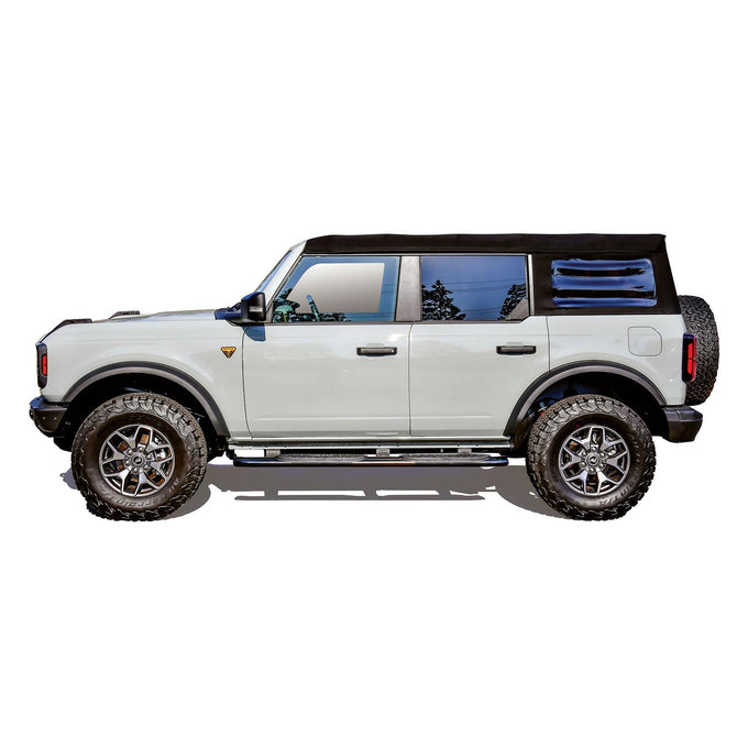 PRO TRAXX 4 Oval Nerf Step Bars <br> 2021-2025 Ford Bronco