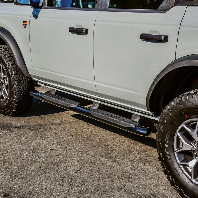 PRO TRAXX 4 Oval Nerf Step Bars <br> 2021-2025 Ford Bronco