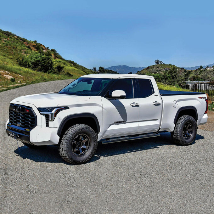 PRO TRAXX 4 Oval Nerf Step Bars <br> 2022-2025 Toyota Tundra