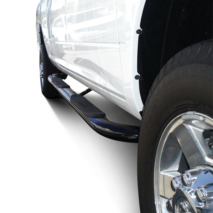 Platinum 4 Oval Nerf Step Bars <br> 10-25 Dodge Ram 1500 2500 3500