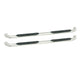 Platinum 4 Oval Nerf Step Bars <br> 2016-2024 Nissan TITAN XD