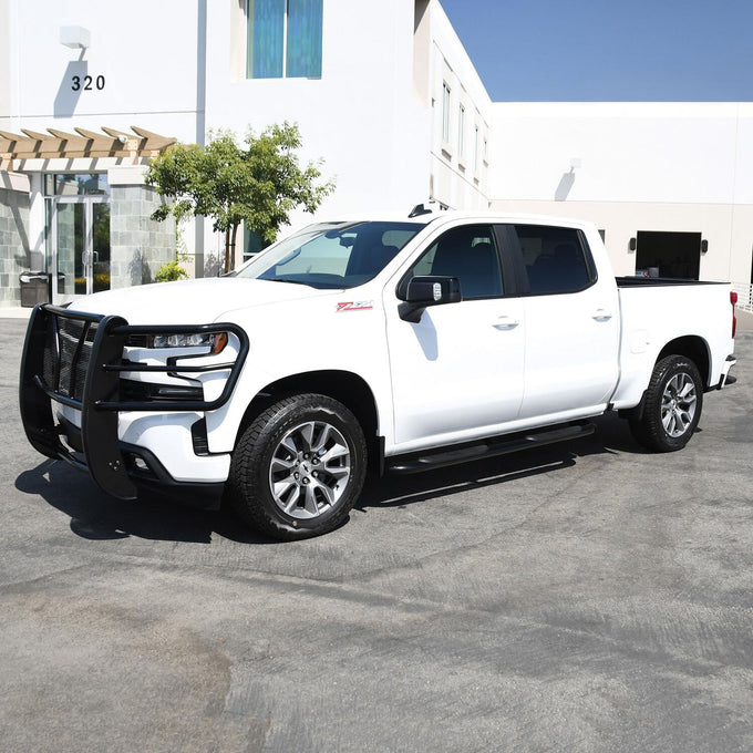 Platinum 4 Oval Nerf Step Bars <br> 19-26 Chevy Silverado GMC Sierra 1500