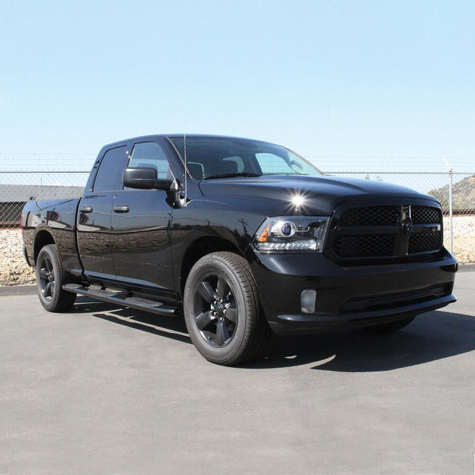 PRO TRAXX 5 Oval W2W Nerf Step Bars <br> 09-24 Dodge Ram 1500 2500 3500