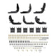 PRO TRAXX 5 Oval W2W Nerf Step Bars <br> 09-25 Dodge Ram 1500 2500 3500