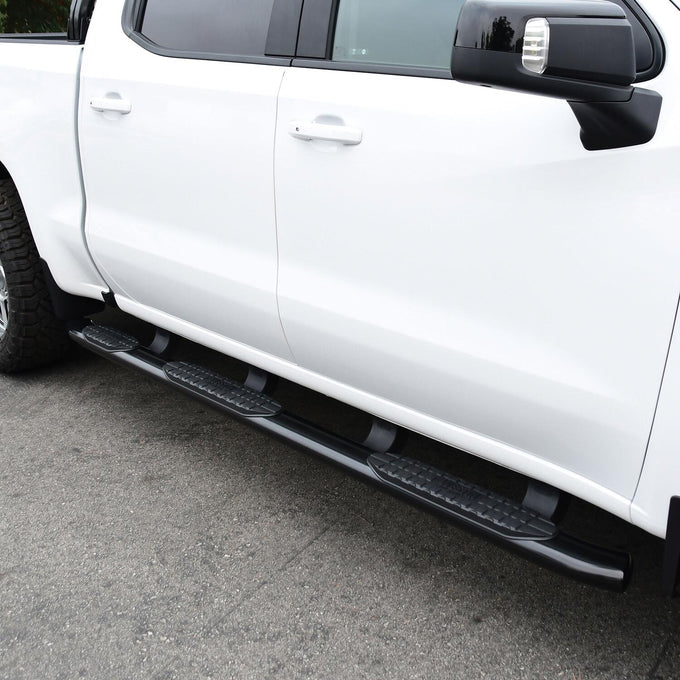 PRO TRAXX 5 Oval W2W Nerf Step Bars <br> 19-26 Chevy Silverado GMC Sierra 1500