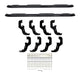 PRO TRAXX 5 Oval W2W Nerf Step Bars <br> 19-26 Chevy Silverado GMC Sierra 1500