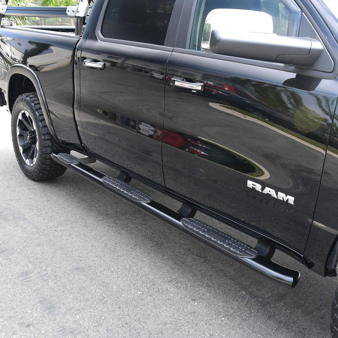 PRO TRAXX 5in Oval W2W Nerf Step Bars <br> 2019-2025 Ram 1500
