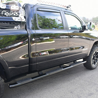 PRO TRAXX 5in Oval W2W Nerf Step Bars <br> 2019-2025 Ram 1500