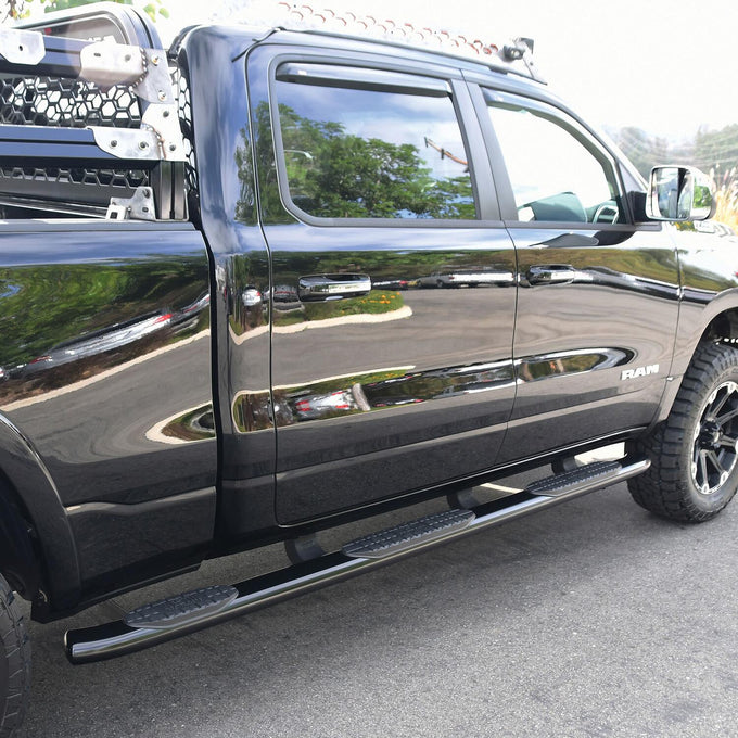 PRO TRAXX 5in Oval W2W Nerf Step Bars <br> 2019-2025 Ram 1500