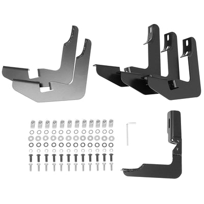 PRO TRAXX 5 Oval Nerf Step Bars <br> 14-19 Chevy Silverado GMC Sierra 1500-3500 HD