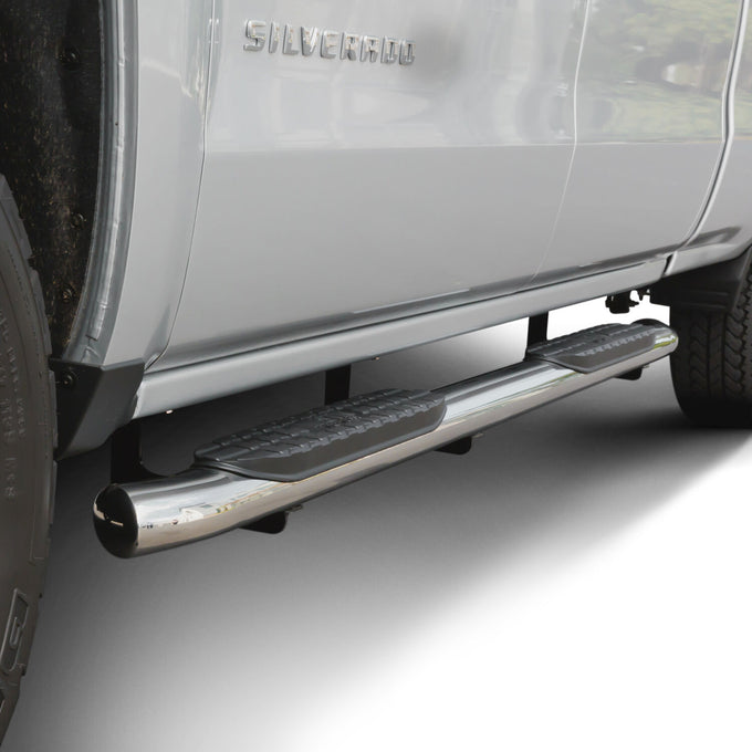 PRO TRAXX 5 Oval Nerf Step Bars <br> 14-19 Chevy Silverado GMC Sierra 1500-3500 HD