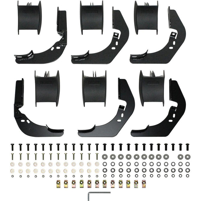 PRO TRAXX 5 Oval Nerf Step Bars <br> 14-19 Chevy Silverado GMC Sierra 1500-3500 HD