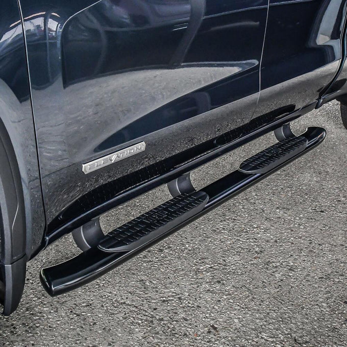 PRO TRAXX 5 Oval Nerf Step Bars <br> 19-26 Chevy Silverado GMC Sierra 1500-3500 HD