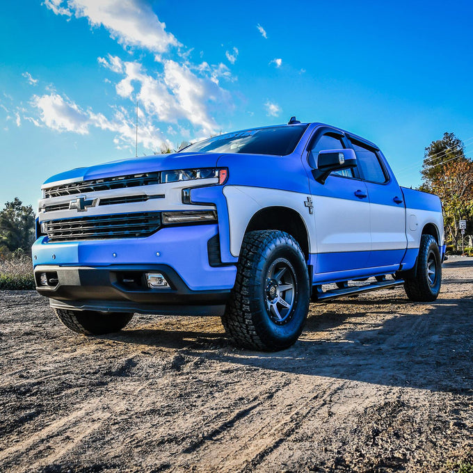 PRO TRAXX 5 Oval Nerf Step Bars <br> 19-26 Chevy Silverado GMC Sierra 1500-3500 HD