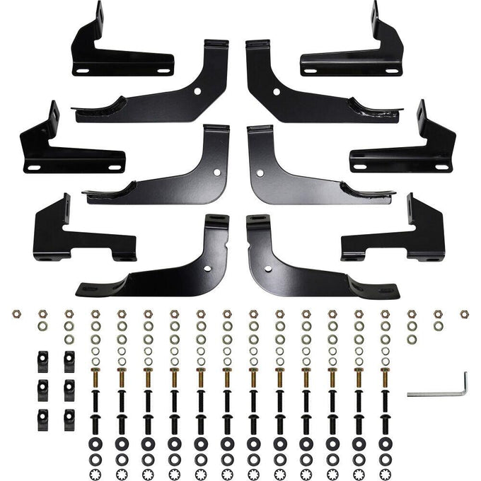 PRO TRAXX 5in Oval Nerf Step Bars <br> 2020-2025 Jeep Gladiator