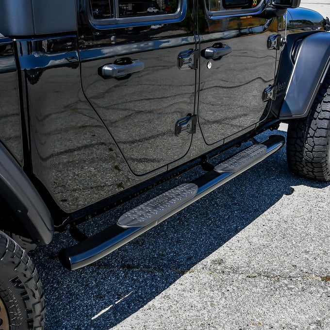PRO TRAXX 5 Oval Nerf Step Bars <br> 2020-2025 Jeep Gladiator