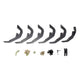 PRO TRAXX 6 Oval Nerf Step Bars <br> 09-25 Dodge Ram 1500 2500 3500
