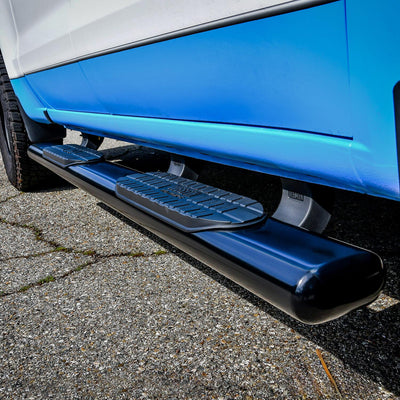 PRO TRAXX 6 Oval Nerf Step Bars <br> 19-26 Chevy Silverado GMC Sierra 1500-3500 HD