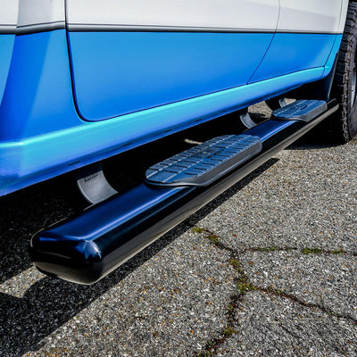 PRO TRAXX 6 Oval Nerf Step Bars <br> 19-26 Chevy Silverado GMC Sierra 1500-3500 HD