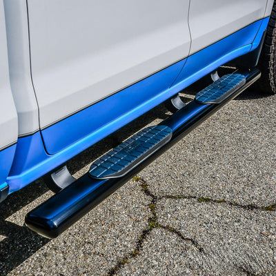 PRO TRAXX 6 Oval Nerf Step Bars <br> 19-26 Chevy Silverado GMC Sierra 1500-3500 HD