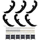 PRO TRAXX 6 Oval Nerf Step Bars <br> 19-26 Chevy Silverado GMC Sierra 1500-3500 HD