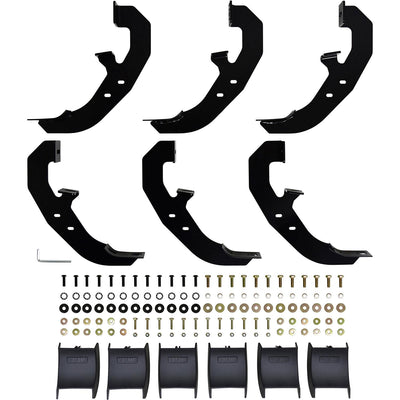 PRO TRAXX 6 Oval Nerf Step Bars <br> 19-26 Chevy Silverado GMC Sierra 1500-3500 HD