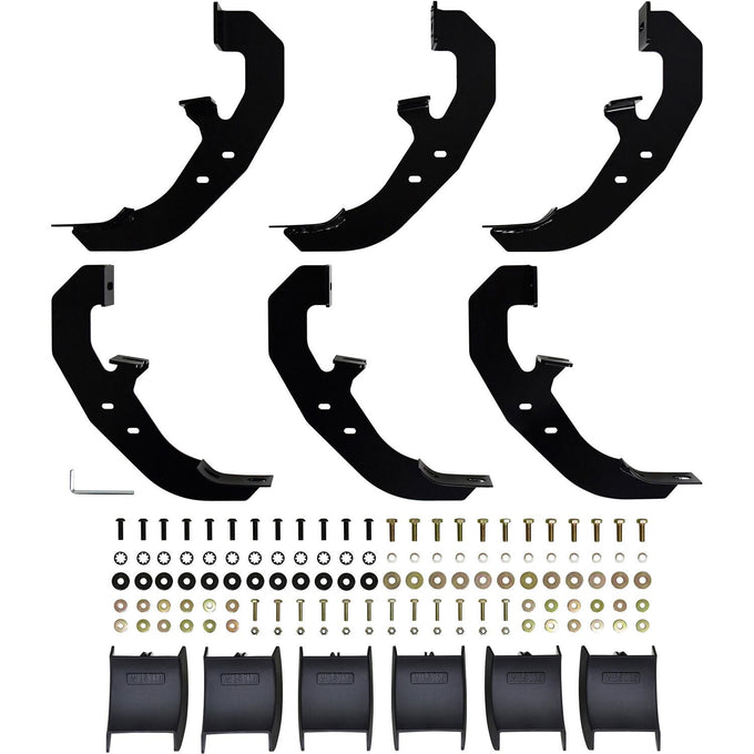 PRO TRAXX 6 Oval Nerf Step Bars <br> 19-26 Chevy Silverado GMC Sierra 1500-3500 HD