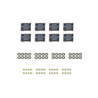 Premier Oval Nerf Step Bar Mount Kit <br> 02-09 Dodge Ram 1500 2500 3500 4500 5500
