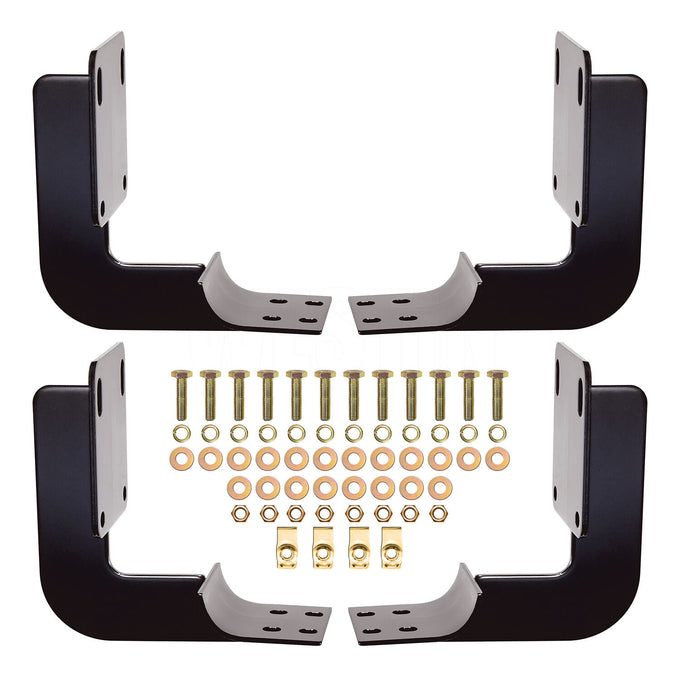 Premier Oval Nerf Step Bar Mount Kit <br> 1999-2016 Ford F-250 F-350 F-450 F-550 Super Duty