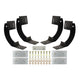 Premier Oval Nerf Step Bar Mount Kit <br> 1997-2003 Ford F-150 F-250
