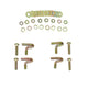 Premier Oval Nerf Step Bar Mount Kit <br> 01-14 Chevy GMC Silverado Sierra 1500 2500 3500