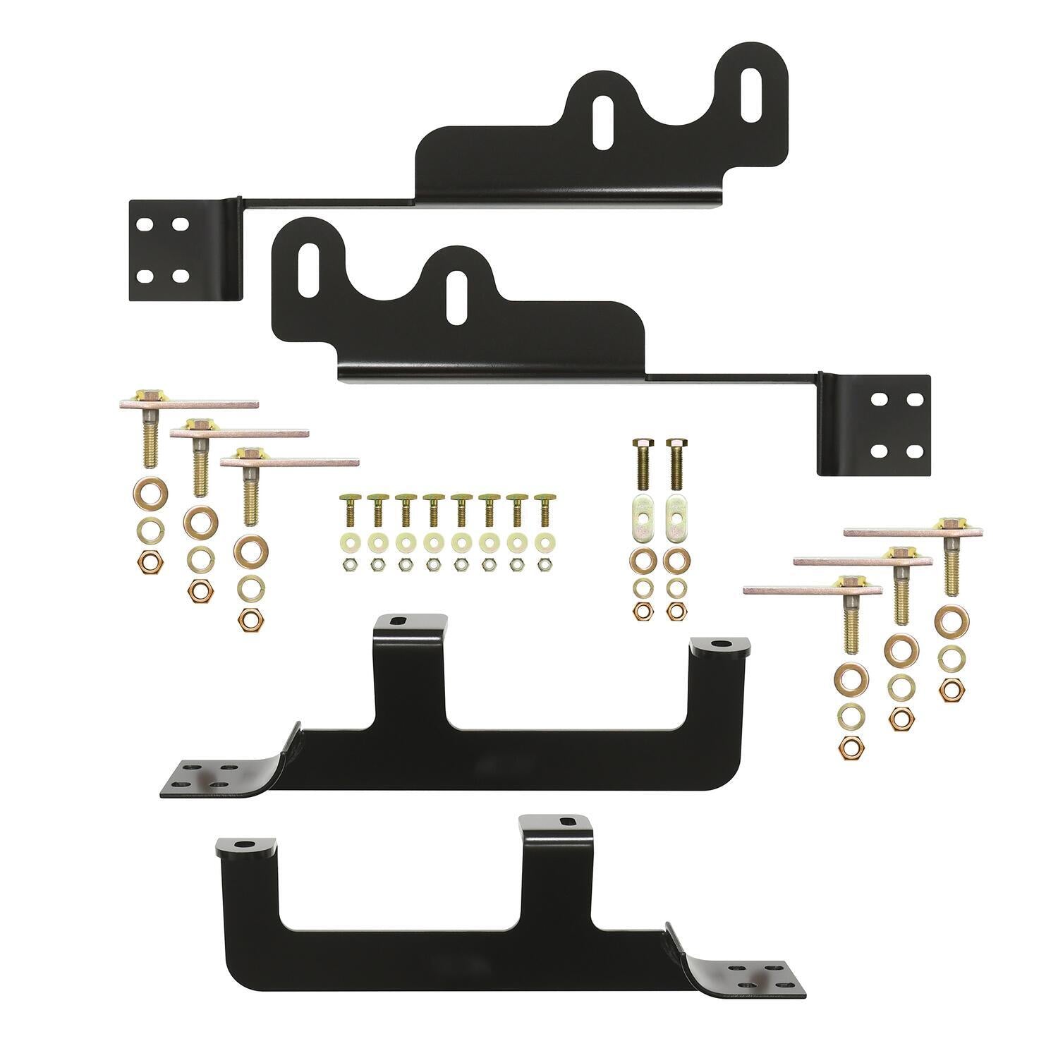 Premier Oval Nerf Step Bar Mount Kit <br> 07-16 GMC Acadia Chevy Traverse Saturn Outlook