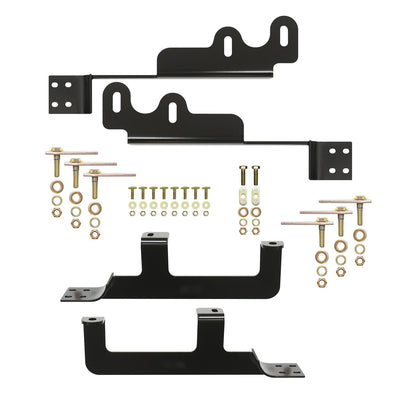 Premier Oval Nerf Step Bar Mount Kit <br> 07-16 GMC Acadia Chevy Traverse Saturn Outlook