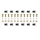 Premier Oval Nerf Step Bar Mount Kit <br> 14-19 Chevy Silverado GMC Sierra 1500 2500 3500
